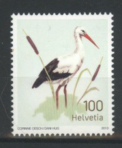 Tutti i francobolli: 2013, Sondermarke Weissstorch ** – Usato da Willisau venduto da Vollstempel