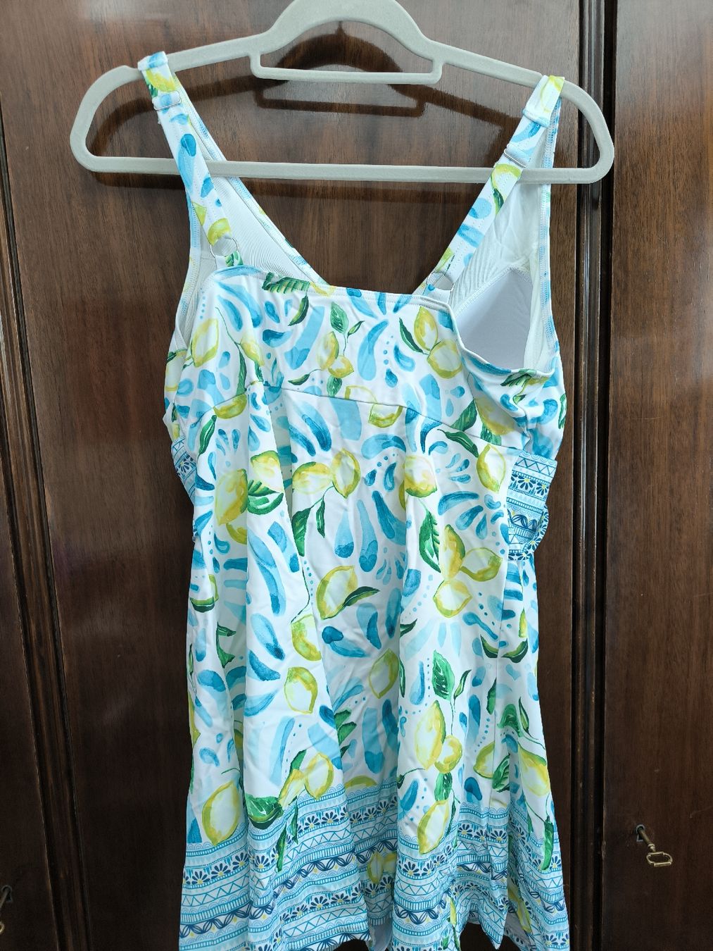 Costumi da bagno & Bikini: Neu: Ulla Popken Badeanzug Kleid Gr. 50 – Nuovo (secondo la descrizione) da Kloten venduto da Olivenbaum2017 1