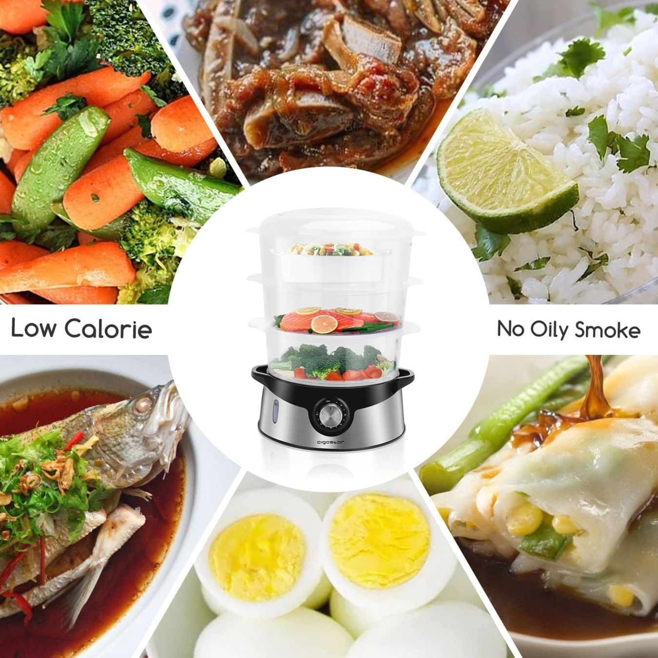 Elettrodomestici da cucina: Dampfgarer 800W – Nuovo e nell'imballaggio originale da Reiden venduto da Shop-Sale 4