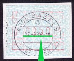 ATM 7_Abart "SCHÖNER JUSTIERFEHLER Variante 2" !_0050 Basel!