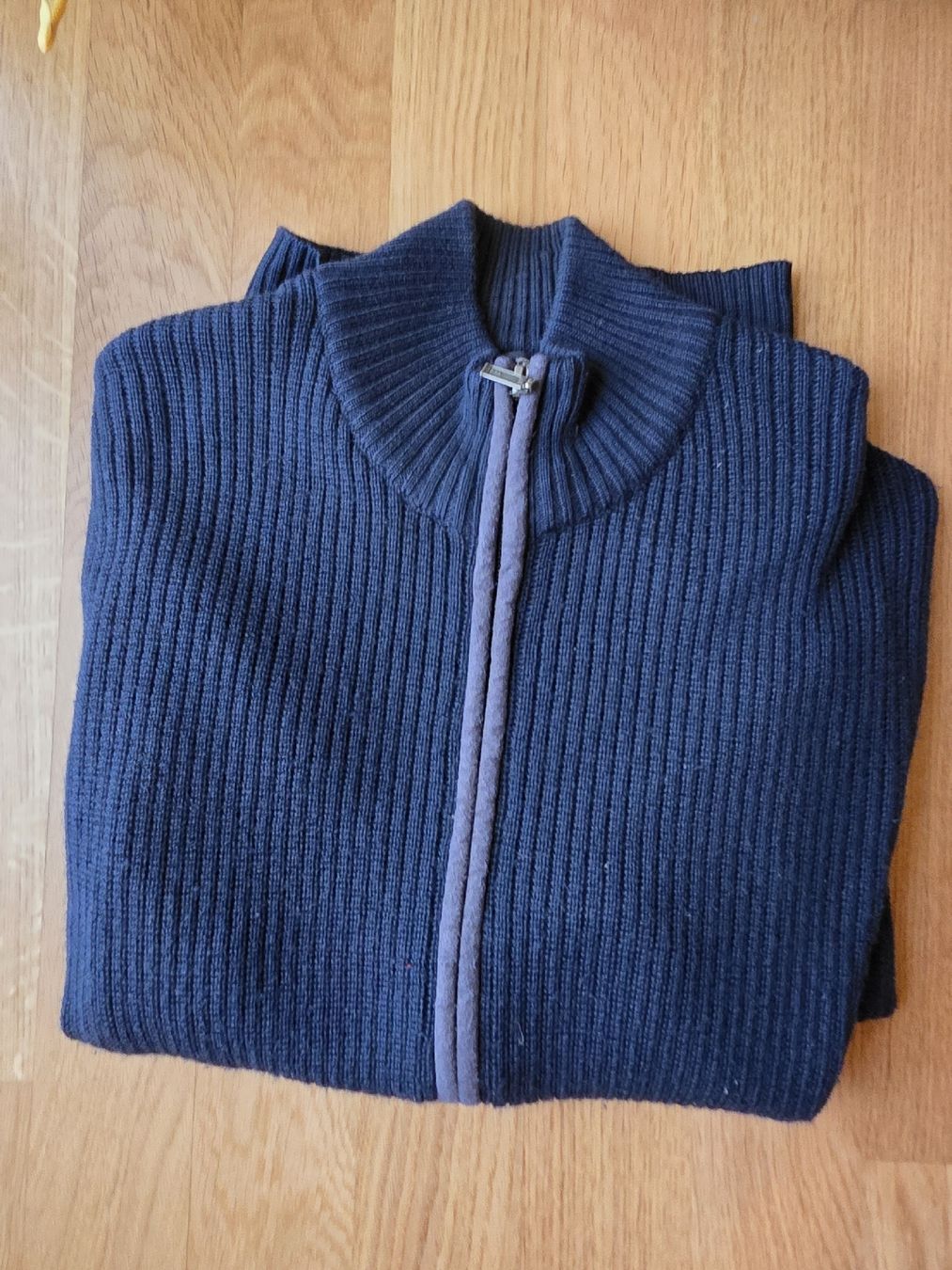 Parker Pullover & Sweatshirts: Blauer Wollenpullover S Warren & Parker – Gebraucht aus Zürich von ceviname