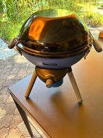 Campingaz Grill mit 3 Gaskartuschen, blue, guter Zustand