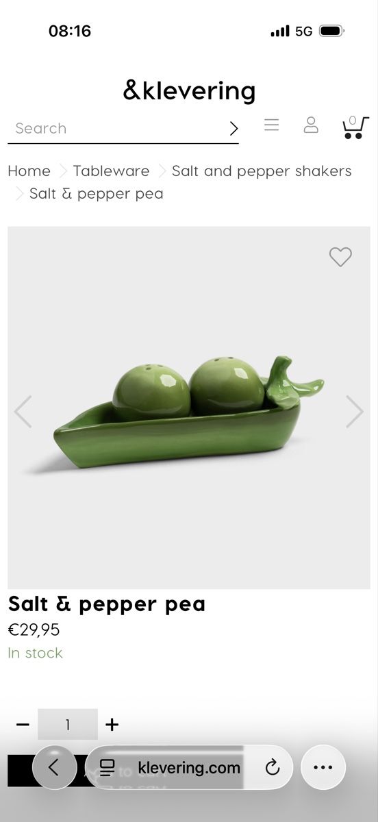 Tutte le decorazioni: &k salt and pepper – Nuovo (secondo la descrizione) da Zürich venduto da AlineCr 3