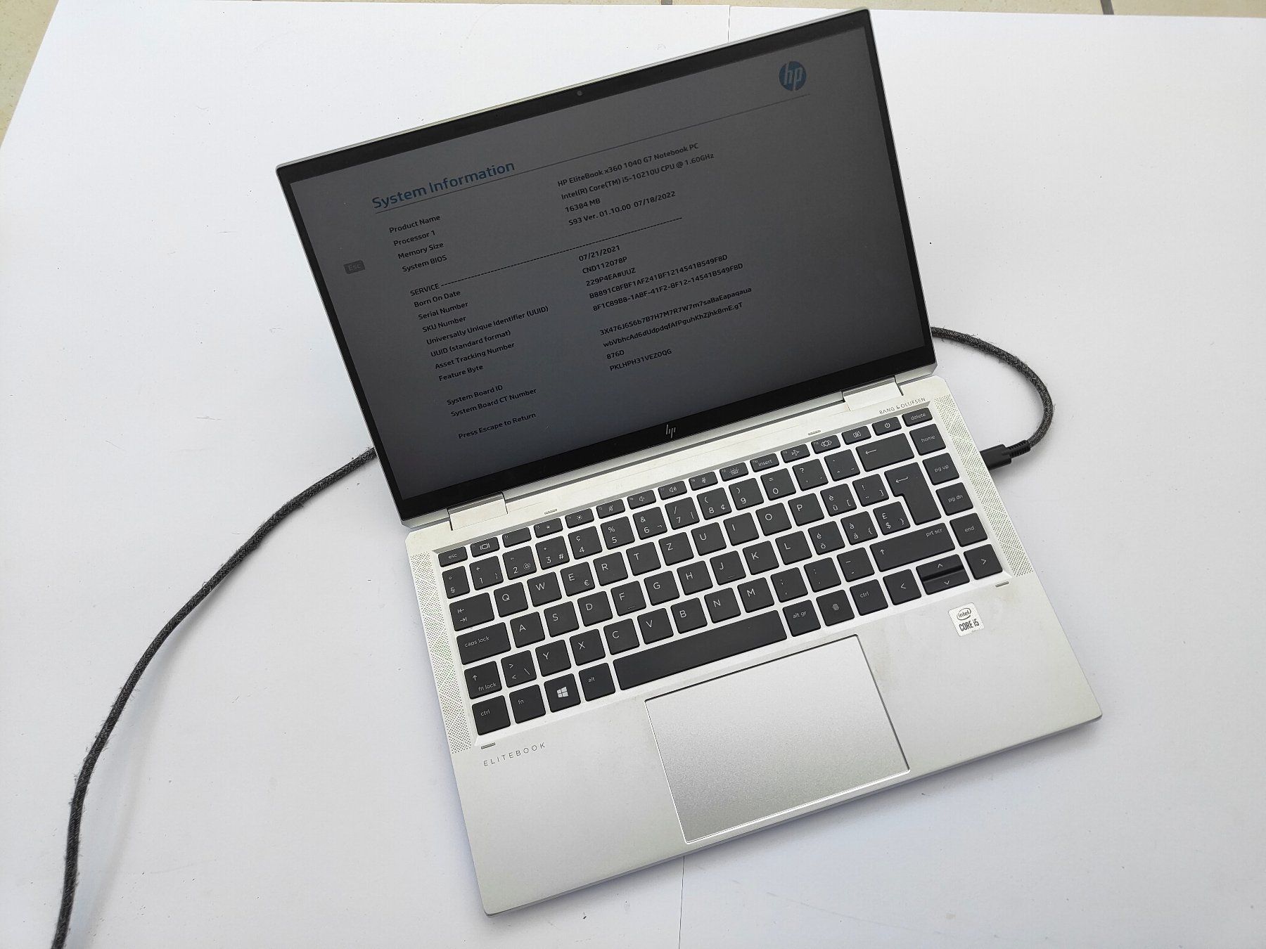 Hewlett Packard Notebook: HP Elitebook x360 1040 G7 Notebook PC – Usato da Zürich venduto da mobilix
