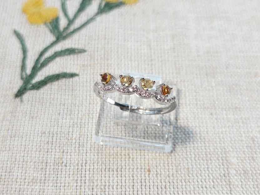 Anelli: NEW - S925 Citrine Ring (Adjustable) – Nuovo (secondo la descrizione) da Zürich venduto da cin_wcf6