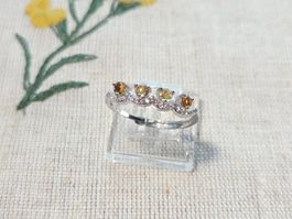 NEW - S925 Citrine Ring (Adjustable)