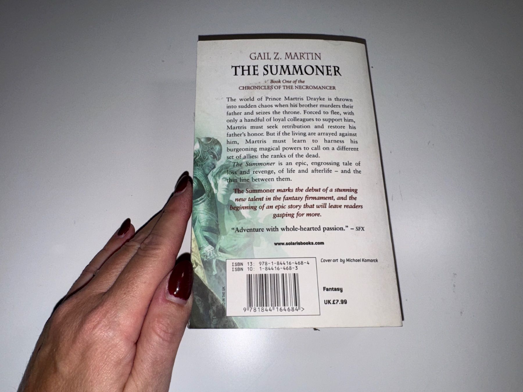 Libri: NOVEL: Gail Z. Martin, The summoner – Usato da Grosswangen venduto da English_books 9