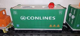 Playmobil 4085 Container-Güterwagen grün #121