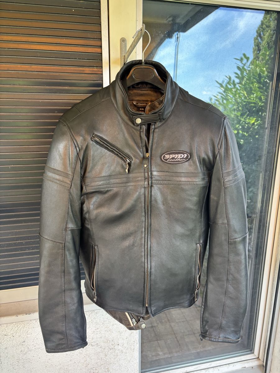 Spidi Jacken: SPIDI Leather Motorcycle Jacket Black Size XL Used – Gebraucht aus Rüschlikon von ArnaudEichenberger