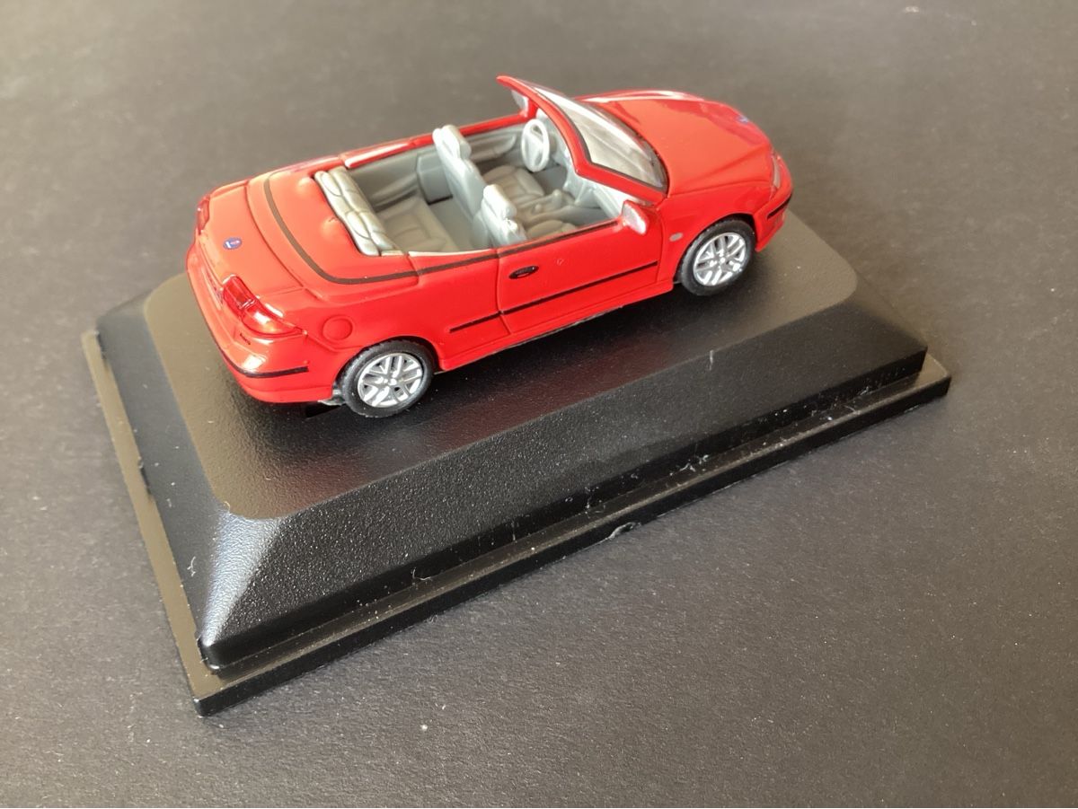 Saab Modellautos: Saab Cabriolet Modellauto rot  – Neu (gemäss Beschreibung) aus Rheineck von sualk49 1