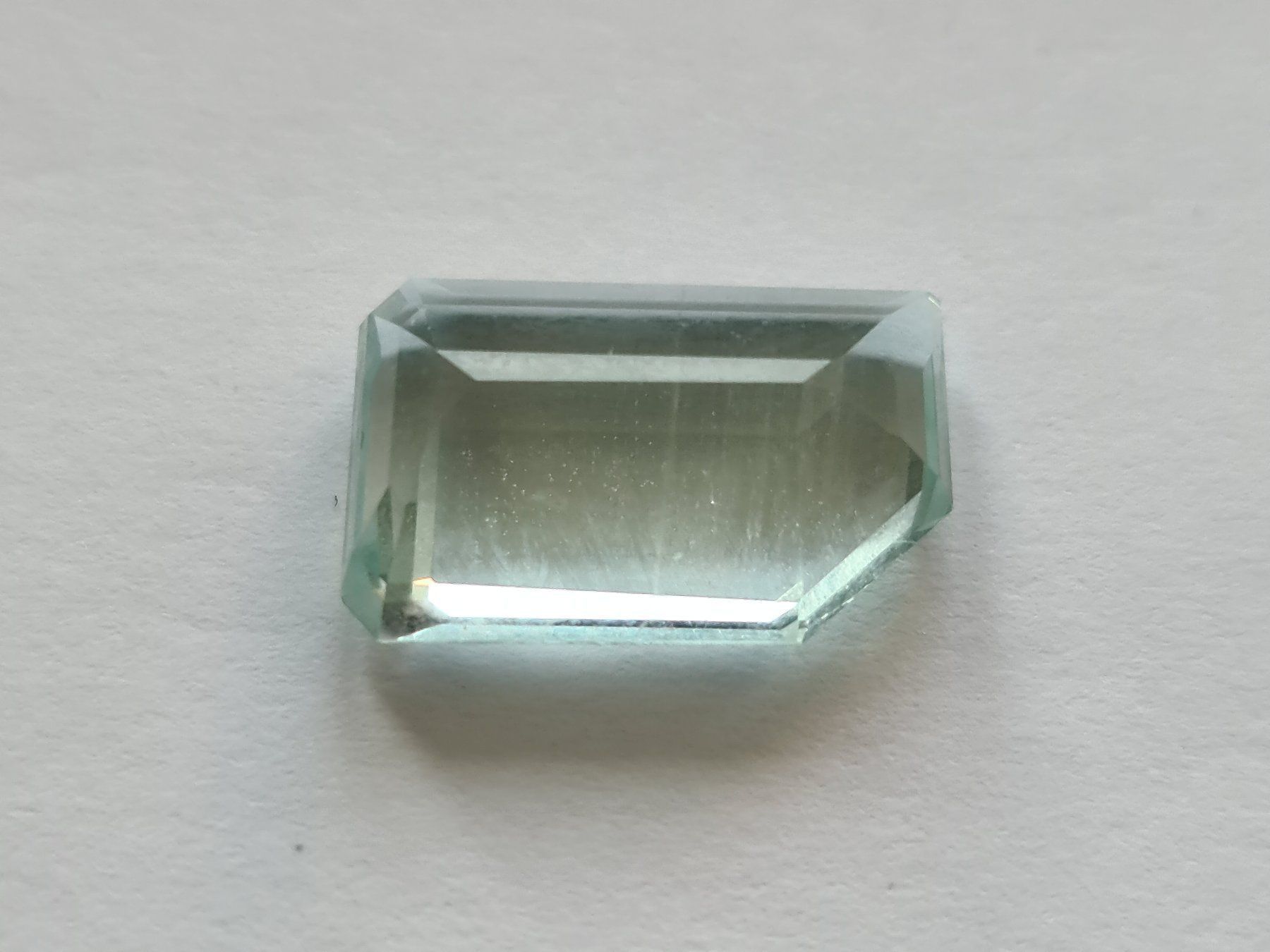 Pietre preziose: Grünlichblauer Heliodor;5.54ct.;fancy;VS – Nuovo (secondo la descrizione) da Horgen venduto da Agopton 1