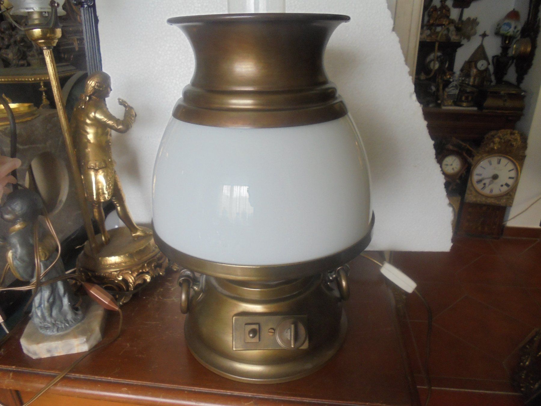 Lampade: Alte Tischlampe ca. 1950 – Usato da Camorino venduto da Hunpete 1