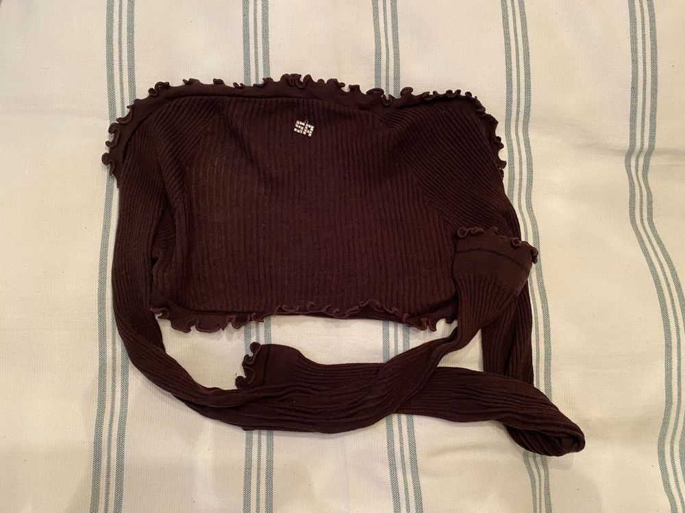 Boléro Ou écharpe Croisé Sonia Rykiel Noir Taille L - Occasion Très Bon état