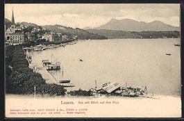 AK Luzern, See mit Blick auf den Rigi