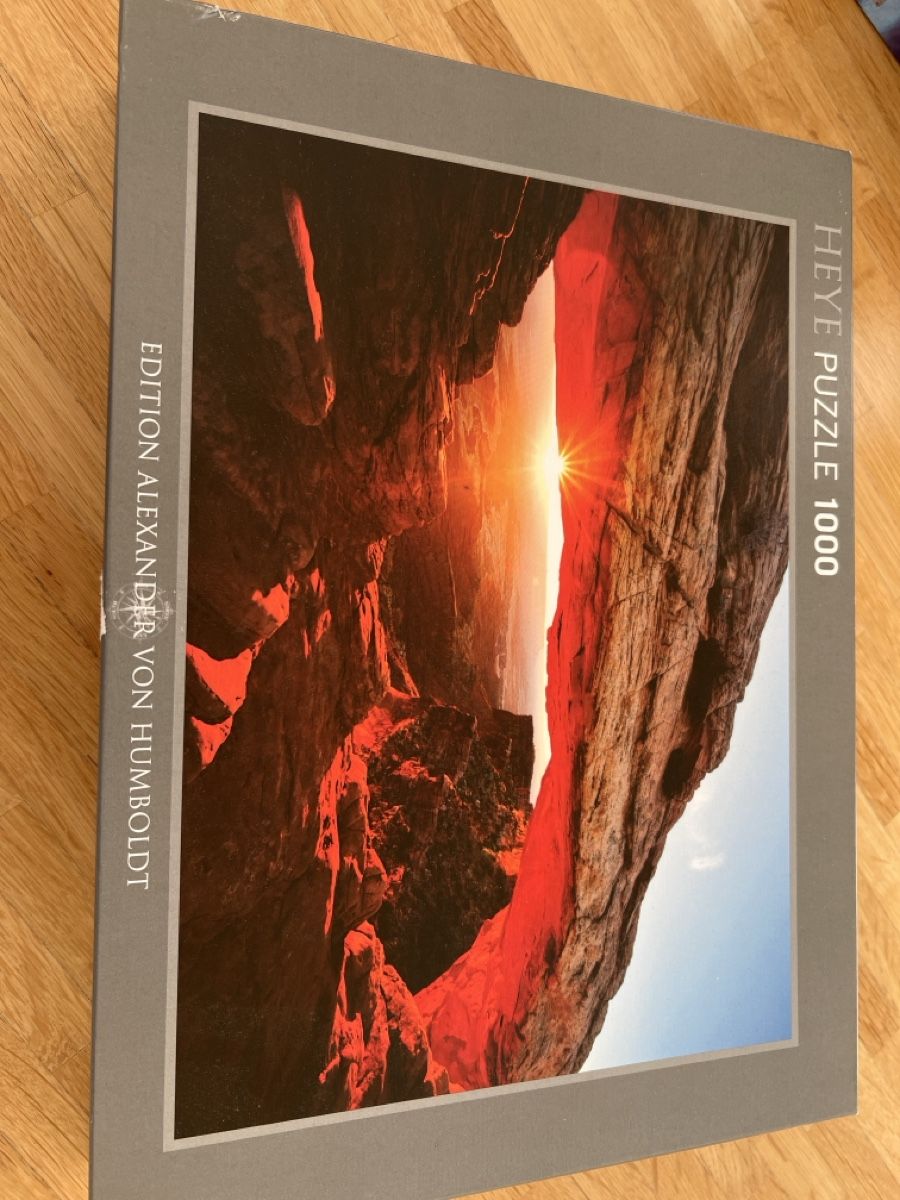 Heye Puzzle: Heye Puzzle 1000 Teile - Mesa Arch Humboldt – Usato da Heerbrugg venduto da bluekolibri