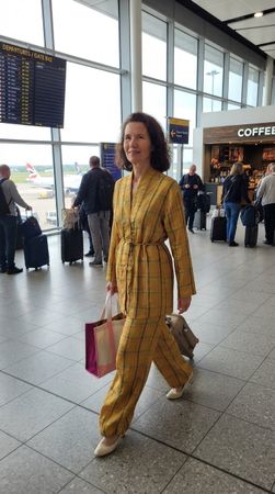 Veste & pantalon en soie