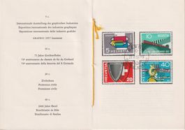 05) 1957 Faltblatt 6 italiano, SBK fr. 80.--