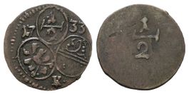 Obwalden Halbkreuzer 1733  /2664