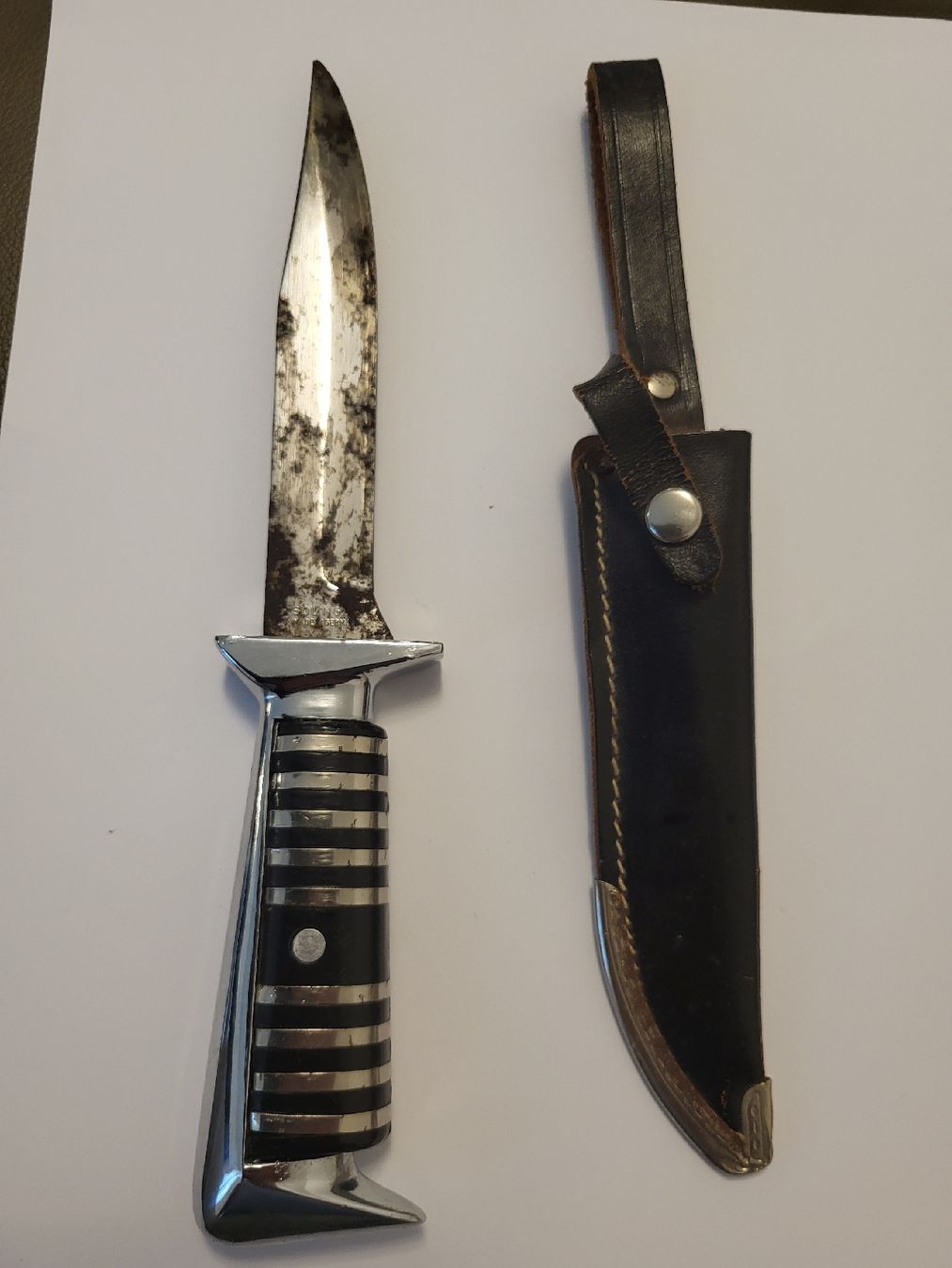 Solingen Taschenmesser: Messer mit Scheide Solingen Made in Germany  – Gebraucht aus nunningen von mic_88k2 1