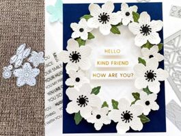 Stanzschablone Nr.138, Blumen (Sizzix geeignet)