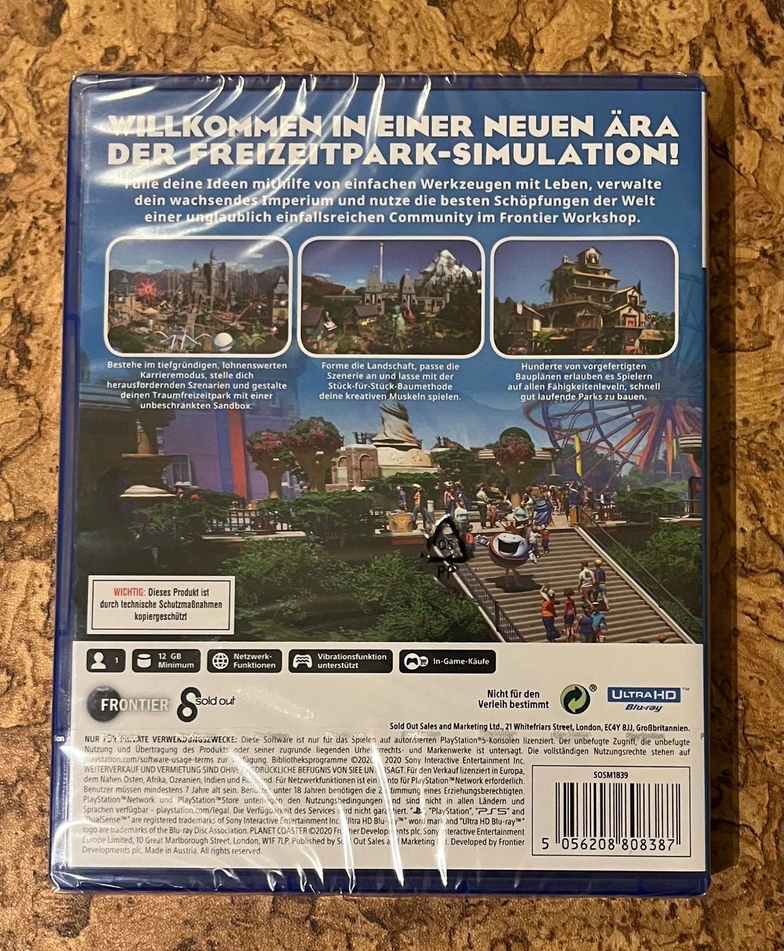Jeux: Ps5 Planet Coaster console edition – Neuf avec emballage d'origine à horn par amazona01 1