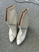 Bottines Isabel Marant cuir blanc taille 37 occasion