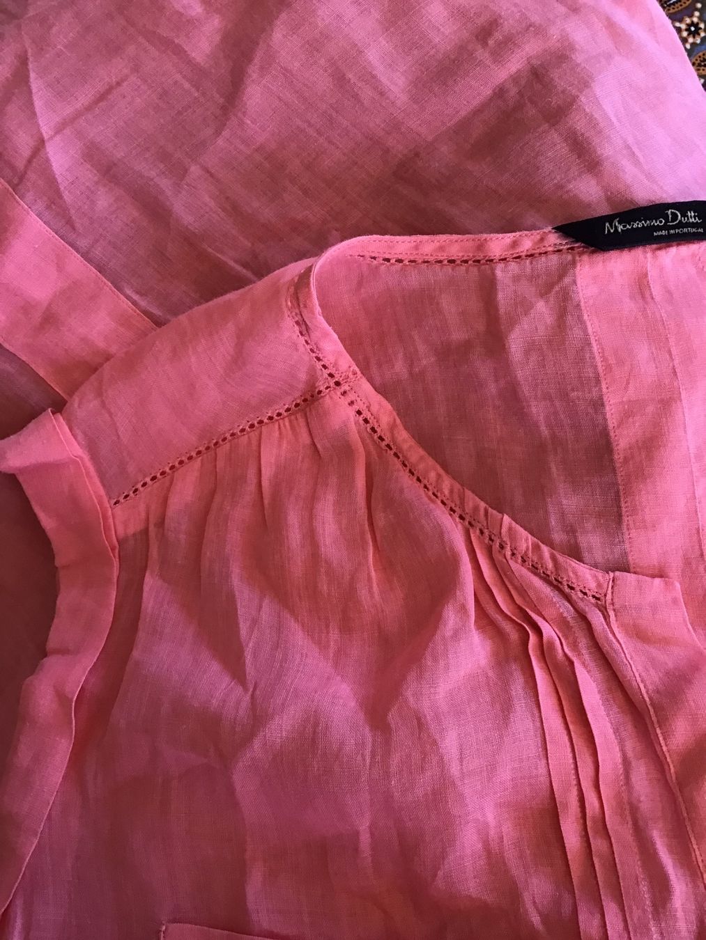 Massimo Dutti Blusen: MASSIMO DUTTI ärmellose Bluse - Leinen/Baumwolle – Gebraucht aus Besazio von lionheart63 1
