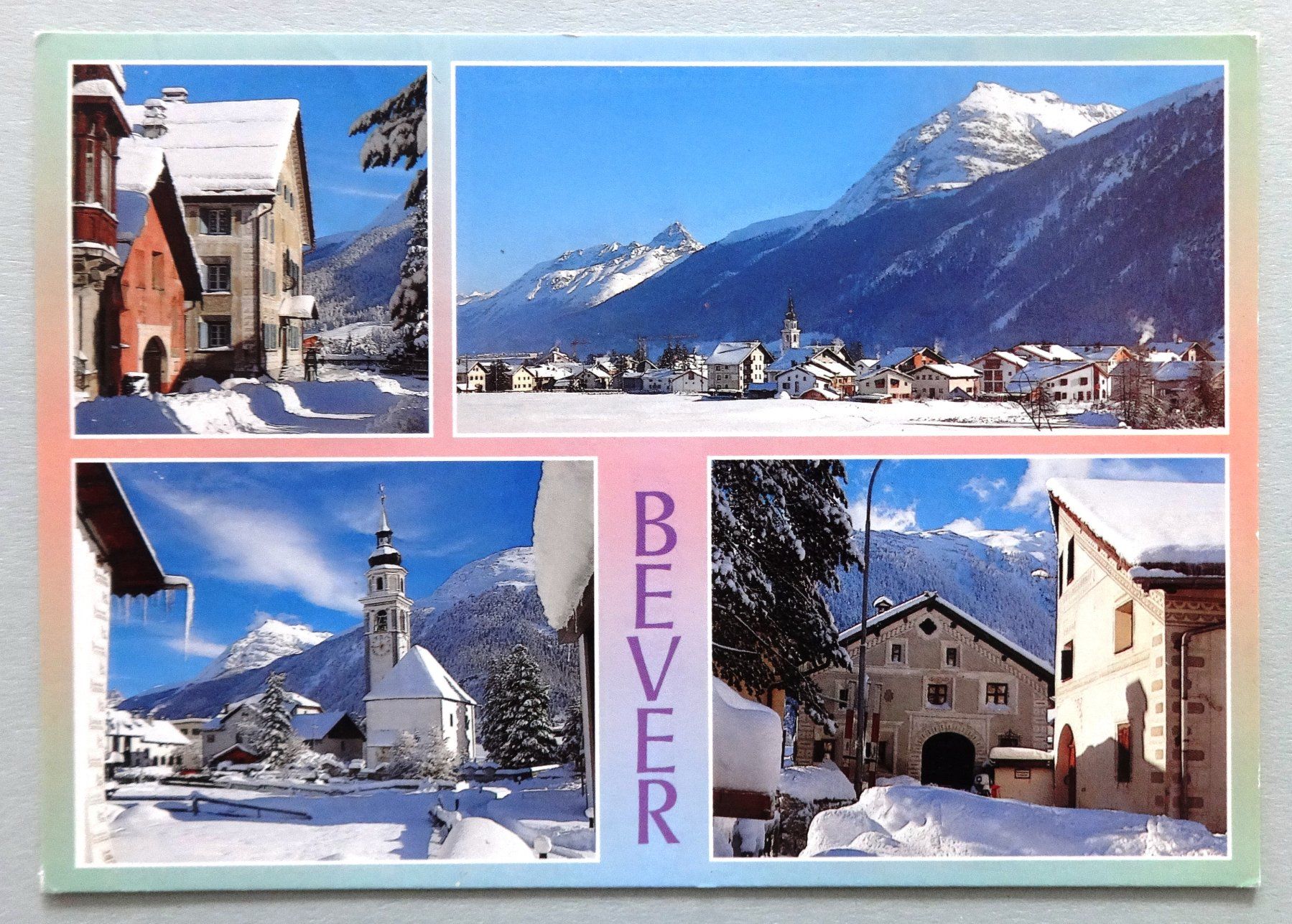 Cartes postales: Bever 1708 m ü.M., Engadin – D'occasion à Fétigny par Billy2miny