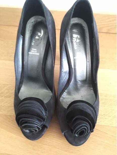 Scarpe da donna: Peeptoes, wildleder, Grösse 38 – Usato da Winterthur venduto da butterfly210 3