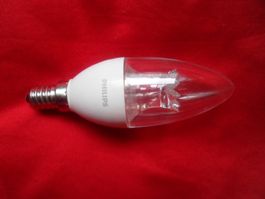 LED Lampe klar E14 "25 W" Philips WarmGlow dimmable