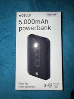 Powerbank CELLY 5.000 mAh Nuovo  2 USB, compatto,