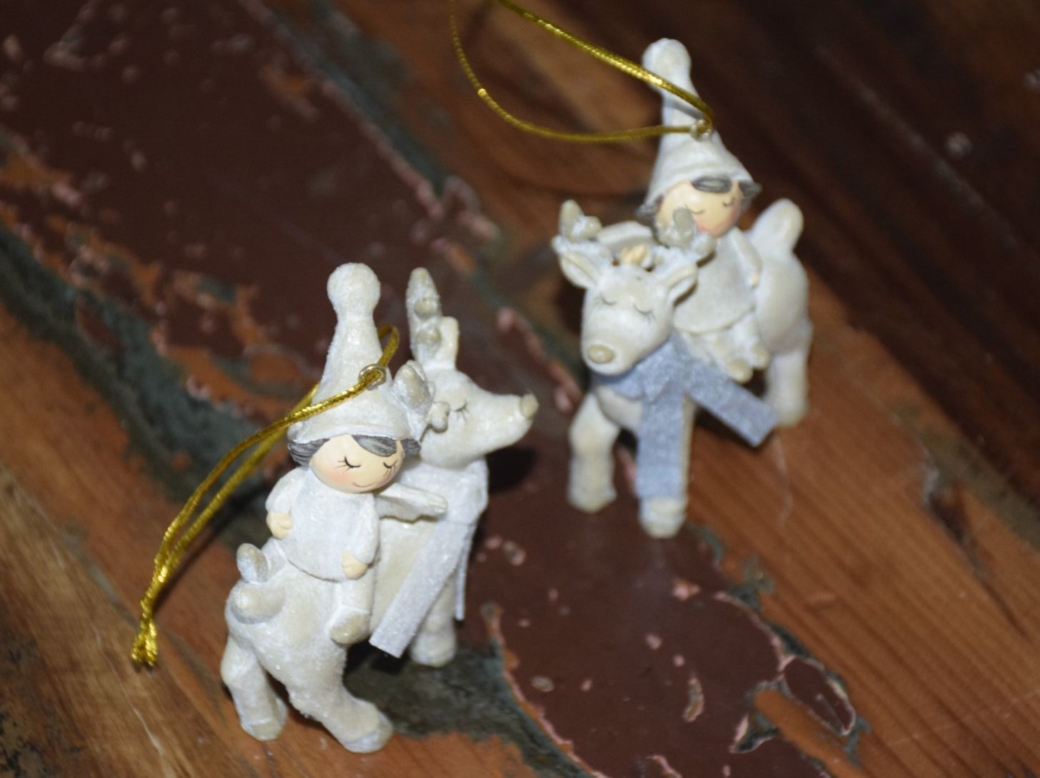 Statuette: Set  Engel auf Rentier Nr. 1 – Nuovo e nell'imballaggio originale da Wetzikon ZH venduto da Wetzicardo25 3