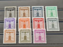 Deutsches Reich Briefmarken Dienst Set postfrisch