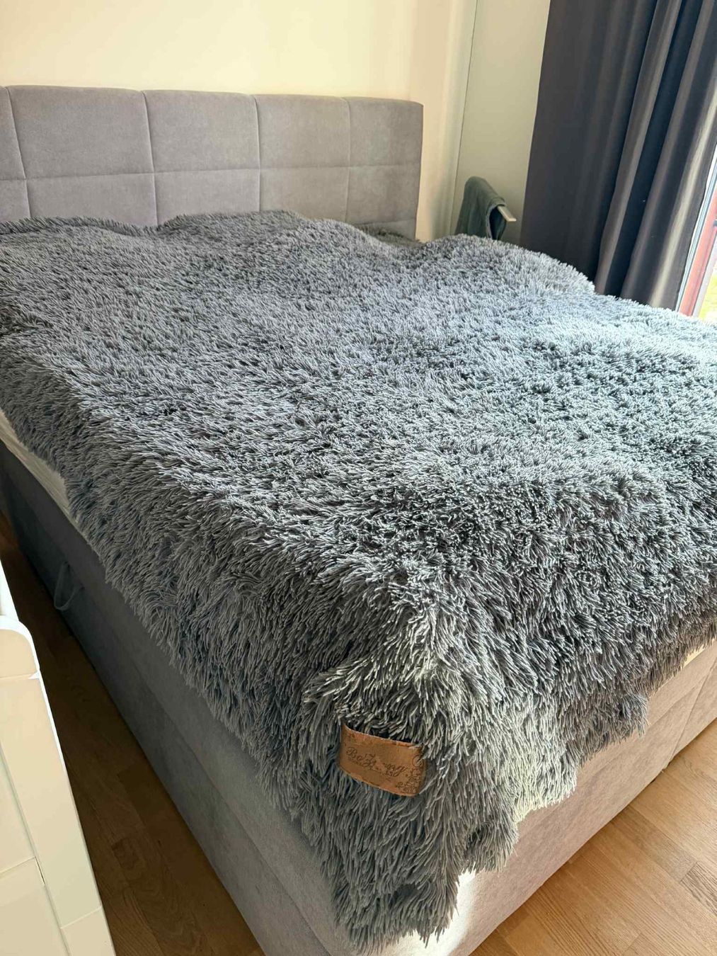 Coperte: Flauschige Kuscheldecke, Grau, 200x220cm – Usato da Riehen venduto da edu_92w7