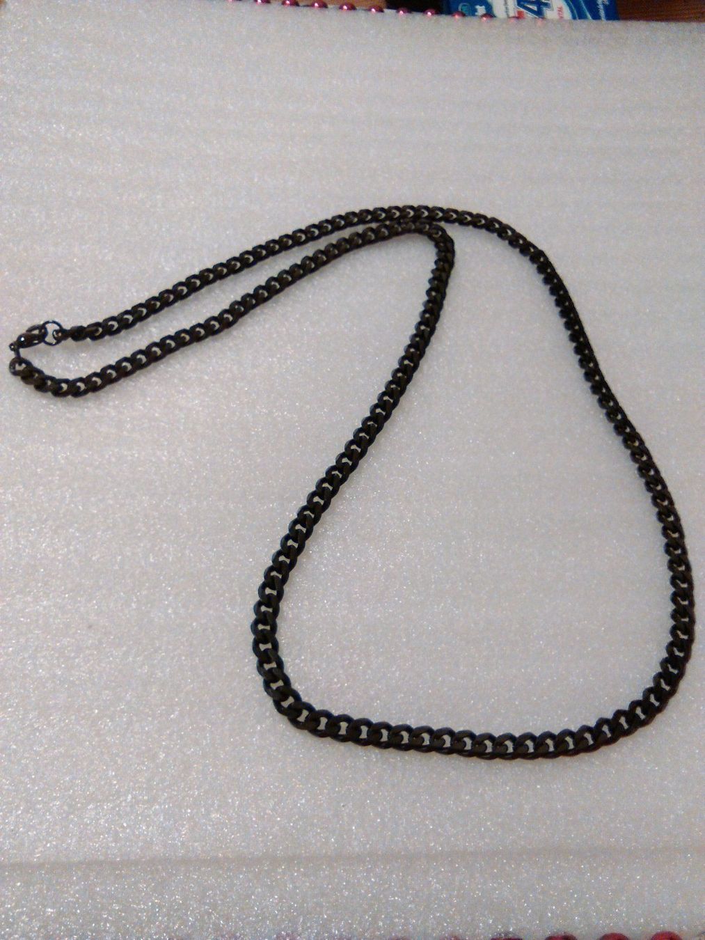 Colliers: EDELSTHAL KETTEN 80cm,schwarz – Neuf (Voir description) à Basel par bijoutrie_4