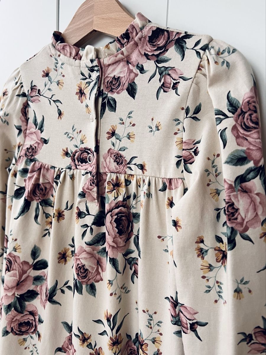 Kleider & Röcke: Newbie 104 Kleid, beige, Rosen – Neu (gemäss Beschreibung) aus Burgdorf von rulan 4