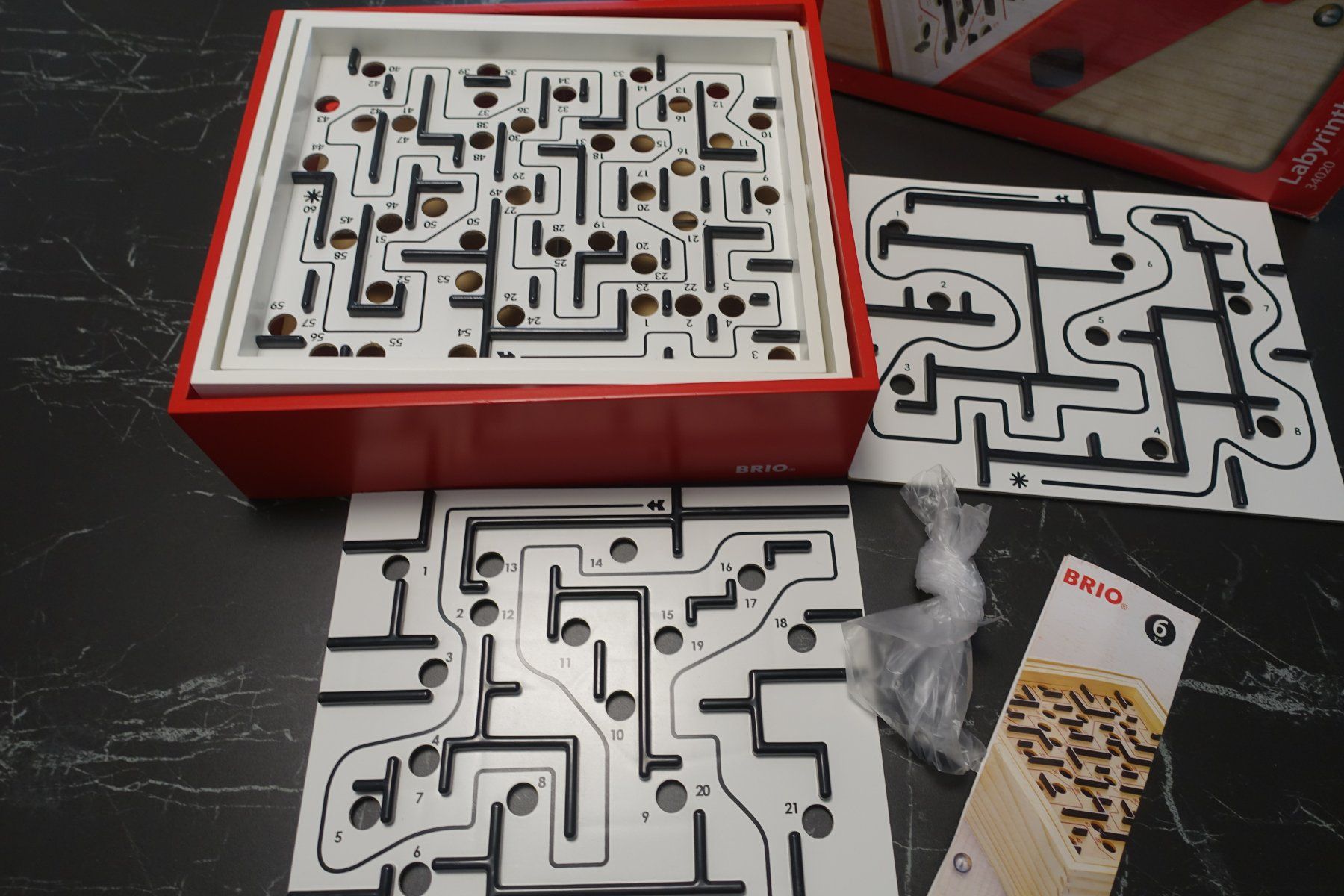 Brio Giochi: Brio Labyrinth Game ab 6 Jahren mit 3 Spielplatten – Usato da Belp venduto da Mazarron58 1