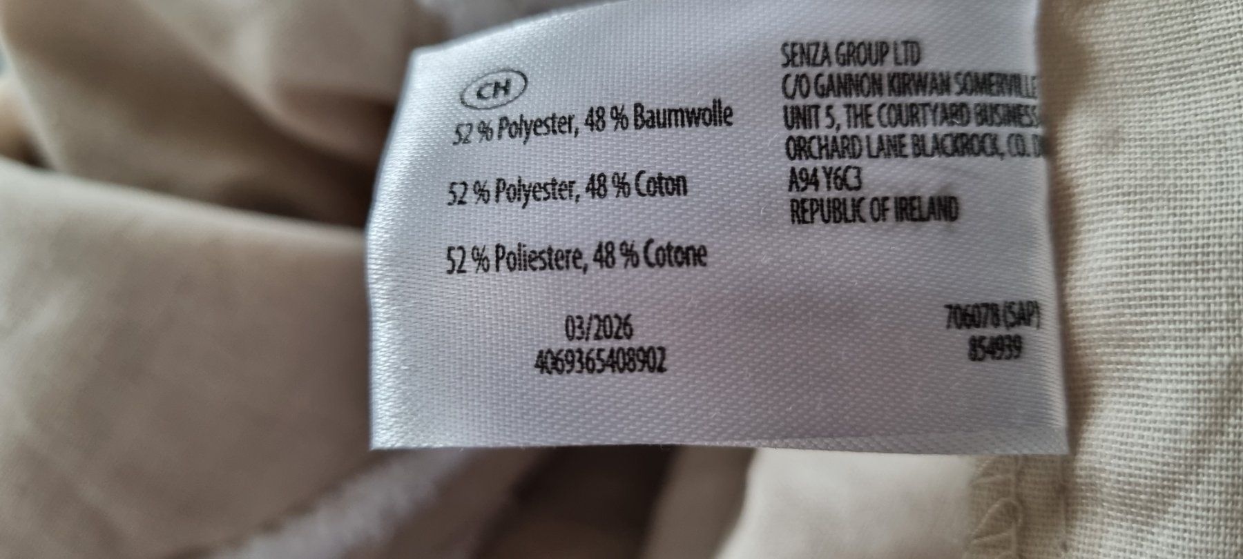 Biancheria da letto: Bettwäsche Beige mit Blattmuster, neu – Nuovo (secondo la descrizione) da egliswil venduto da Maggy6 2