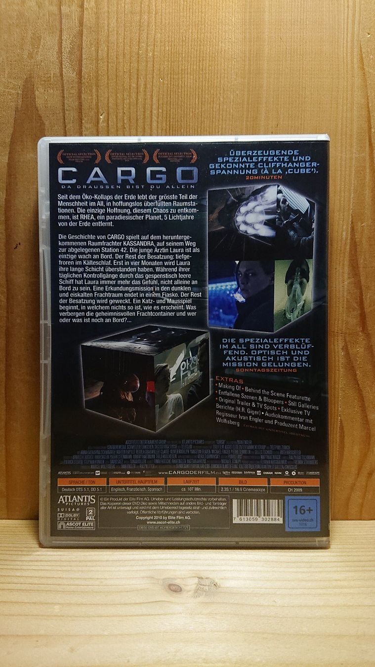 Tutti i DVDs: CARGO DVD 2 Disc Edition – Usato da Wilderswil venduto da Exebub 1