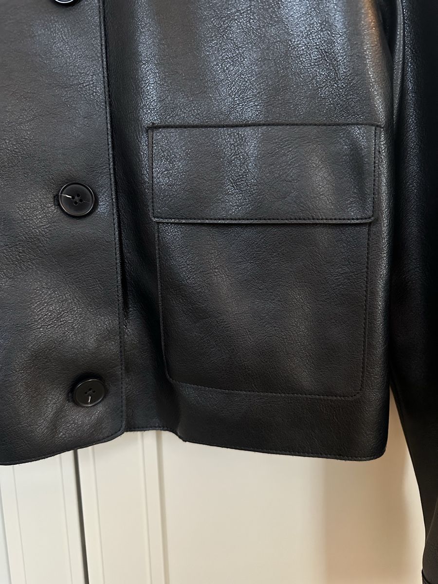 Mango Giacche: Kunstlederjacke Mango schwarz, Gr. S – Usato da Zürich venduto da nika_neko 1