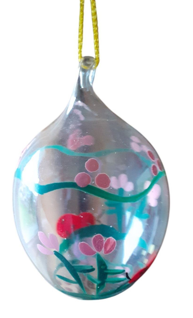 Tutte le decorazioni: 4 Kugeln - 1950er Blumen Ostern – Usato da Mörschwil venduto da antiksalon 6