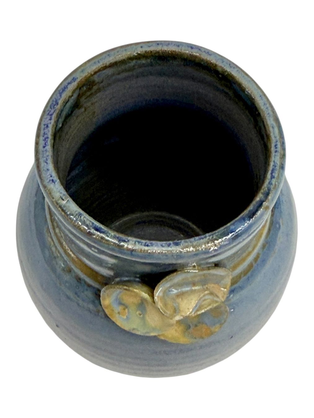 Vasi & Recipienti: Vase LAROZAS en céramique émaillée bleu – Usato da Morges venduto da Novantica 5