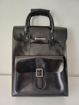 Sac à dos Dr. Martens en cuir noir