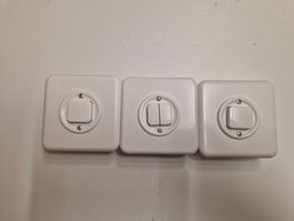 3 x Feller Standard lichtschalter