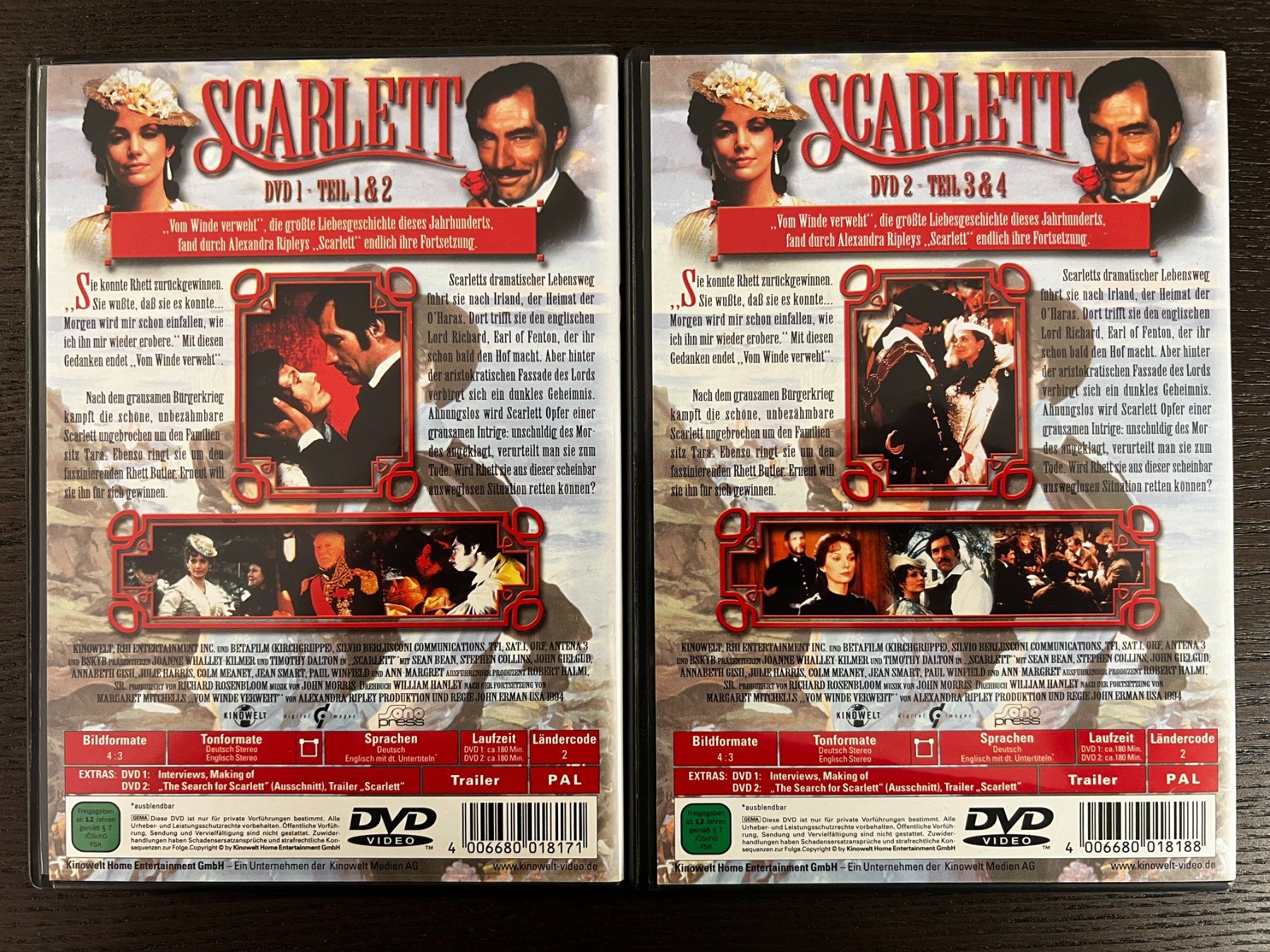 Tutti i DVDs: Scarlet Teil 1 bis 4 – Usato da Zürich venduto da FilmFreunde 1