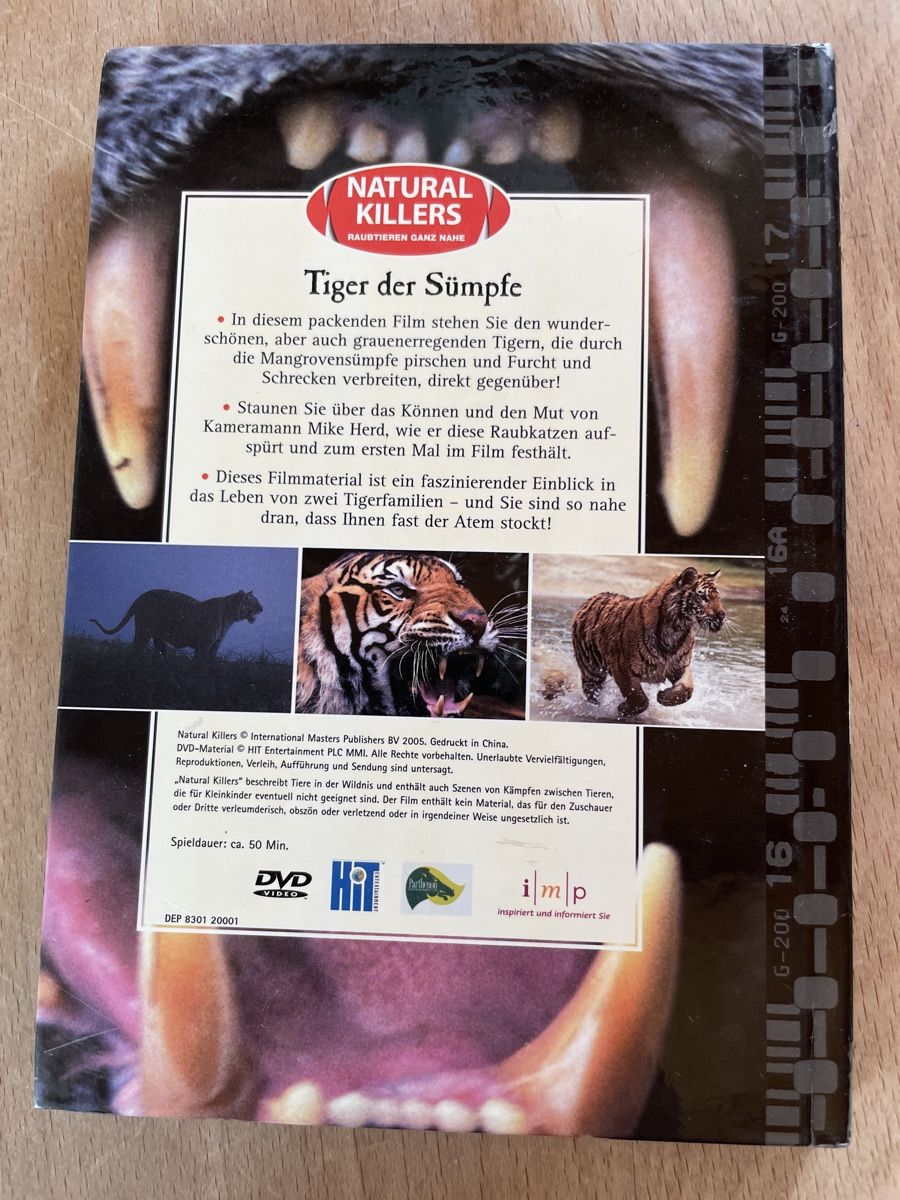 Tutti i DVDs: DVD Tiger der Sümpfe – Usato da Dettighofen (Lengwil) venduto da Dolol 2