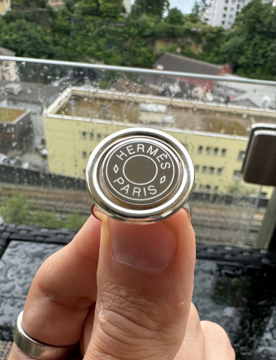 Hermès Anelli: Bague Clou de Selle Hermès acier - argent massif – Nuovo (secondo la descrizione) da Neuchatel venduto da mar_9blm 8