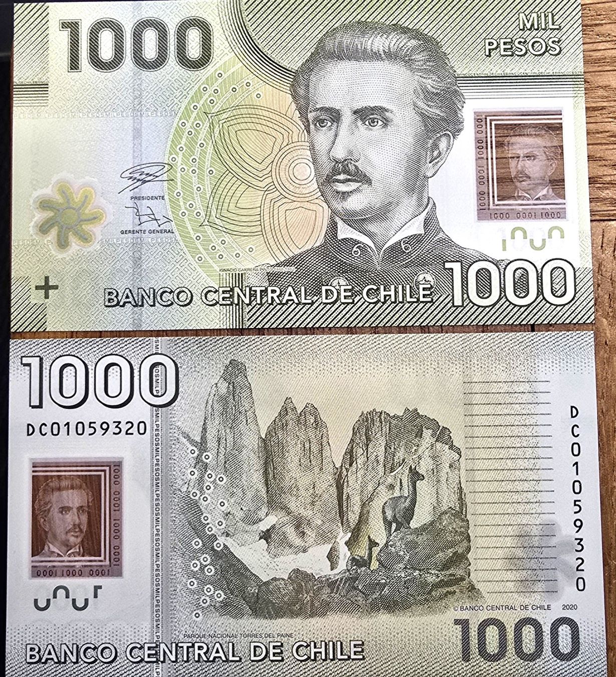 Banconote: CHILI 1000 PESOS 2020 (UNC) POLYMERE – Nuovo (secondo la descrizione) da Sonceboz-Sombeval venduto da Simuncons