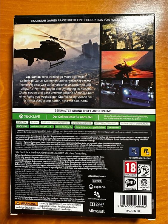 Xbox 360 Grand Theft Auto 5 Special Edition GTA 5 Kaufen Auf Ricardo Xbox 360 Grand Theft Auto 5 Special Edition Gta 5