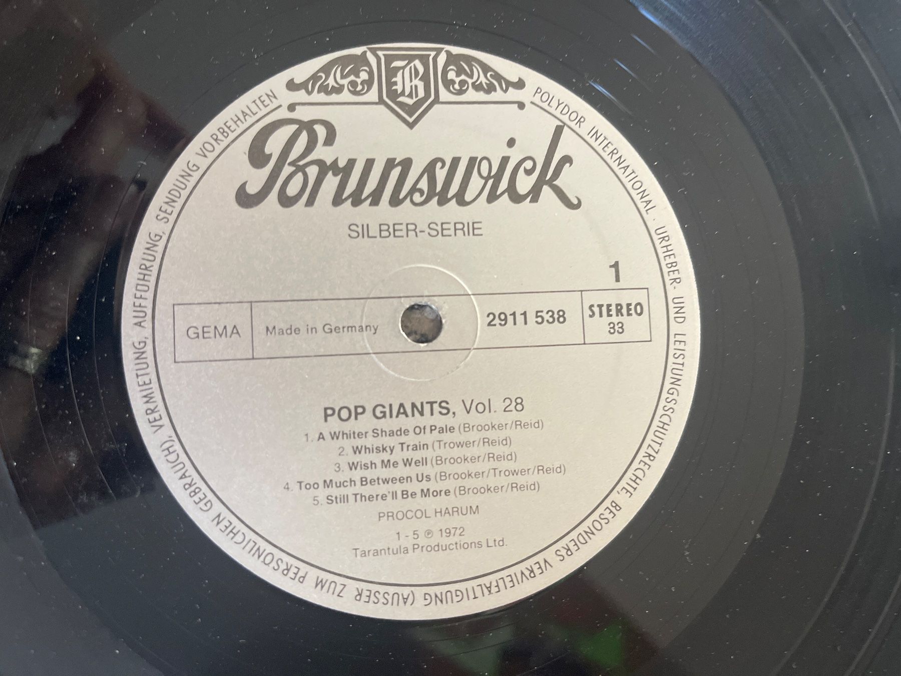 Dischi in vinile: A395/ Pop Giants Vol. 28 - Procol Harum – Usato da Frutigen venduto da Philippe_jsp 2